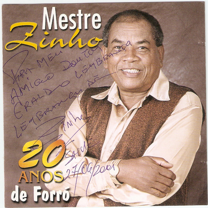 Capa: 20 anos de forró - Mestre Zinho